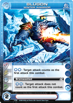 Chaotic TCG - Blugon, Winter Warrior (65/30/65/50/50)