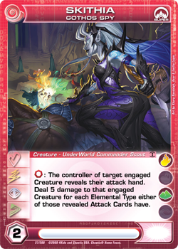 Chaotic TCG - Skithia, Gothos Spy (65/85/45/70/30)