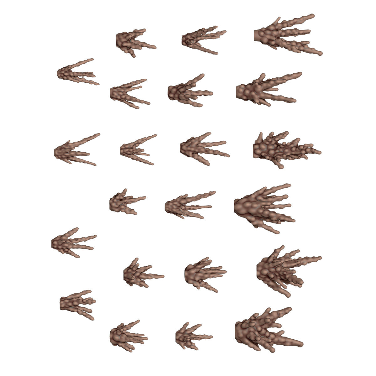 AK Interactive Basing Bits: Bullet Impact FX (43 Pieces)