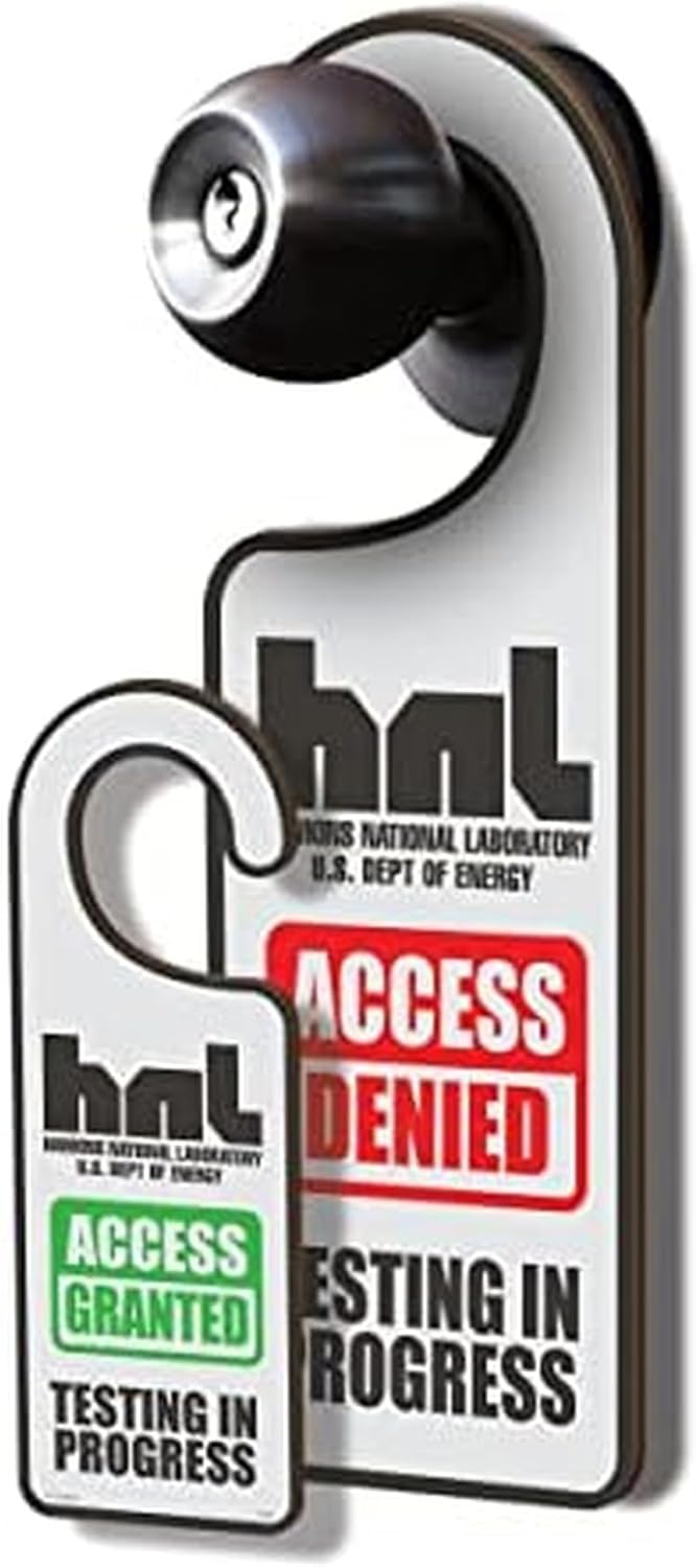 Fred & Friends: Do Not Disturb Sign - Stranger Things - Hawkins National Laboratory