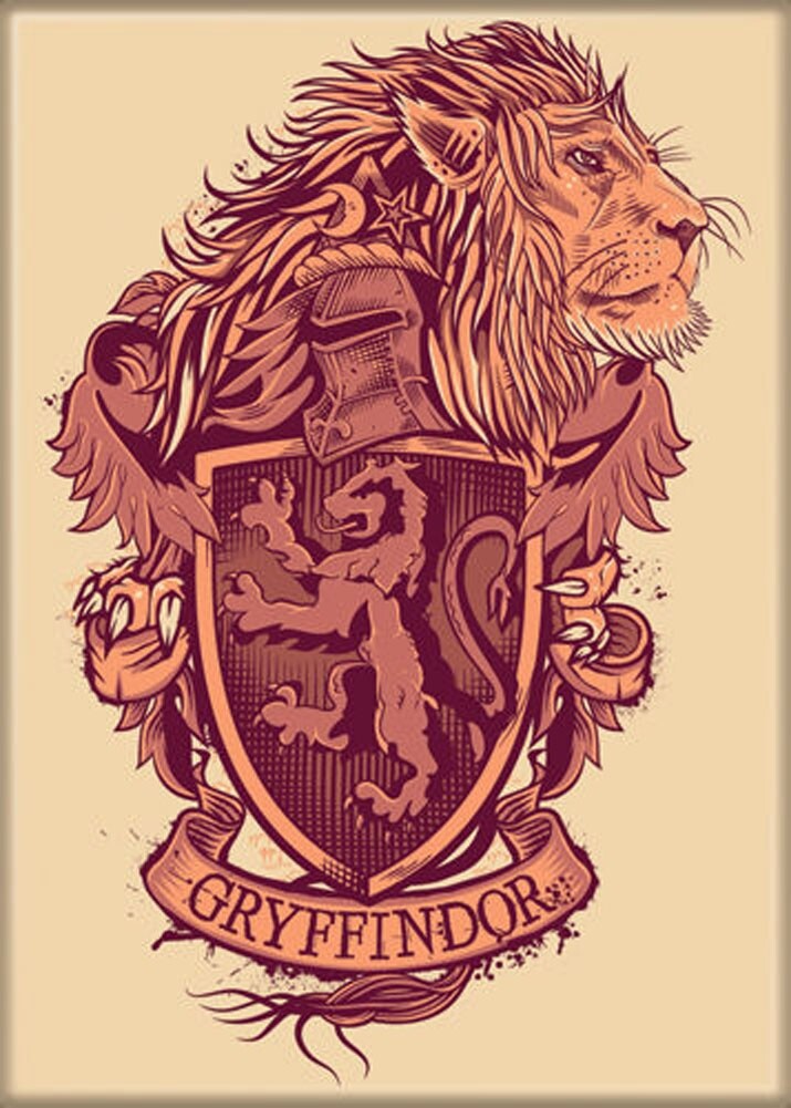 Harry Potter: Gryffindor Crest Magnet - Alternate