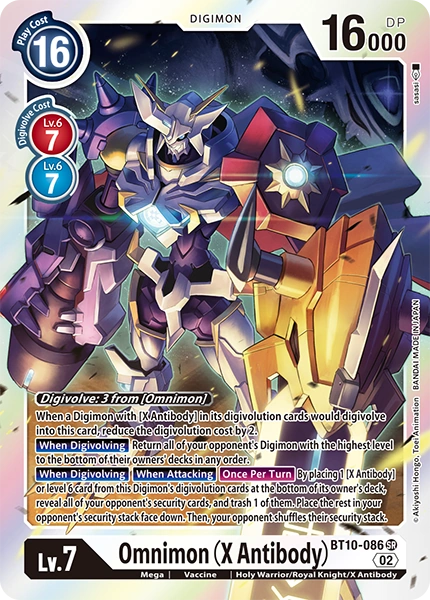 Digimon - Omnimon (X Antibody) (BT10-086)
