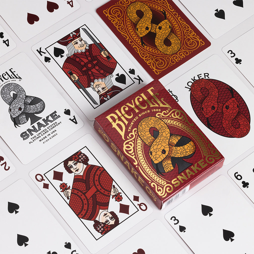 Bicycle Snake Playing Cards