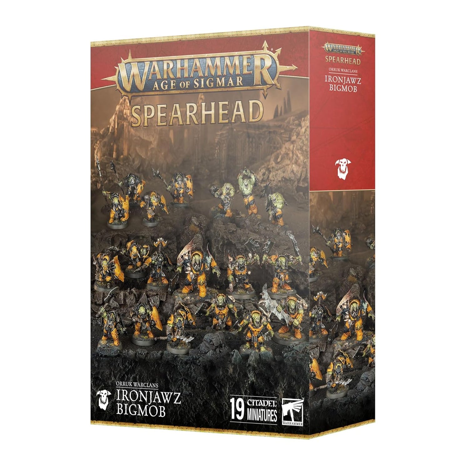 Warhammer: Age of Sigmar - Ironjawz Bigmob - Orruk Warclans Spearhead