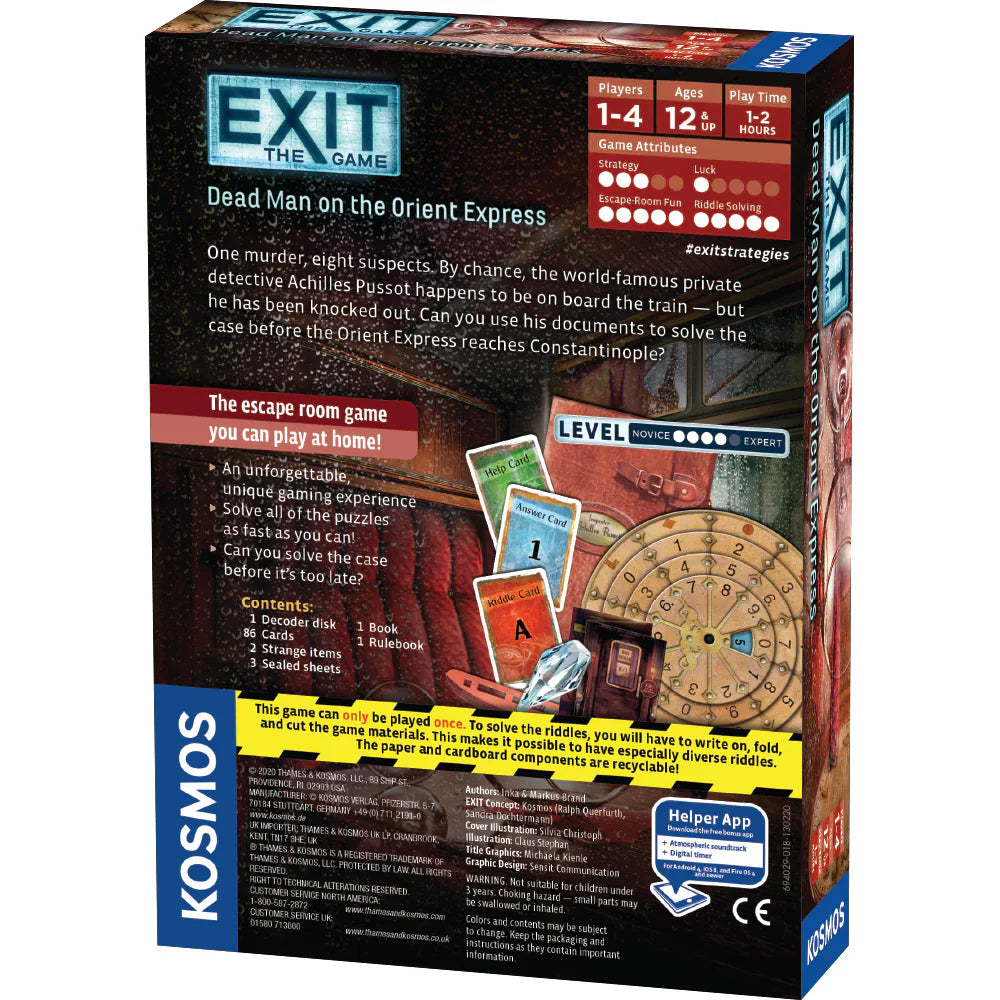 EXIT: Dead Man on the Orient Express