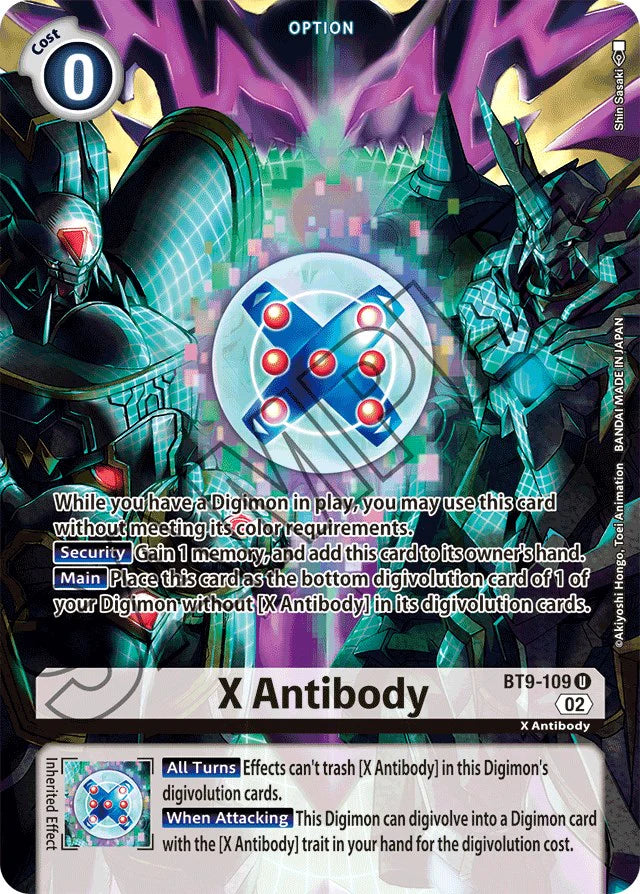 Digimon - X Antibody (BT9-109) (Alternate Art)