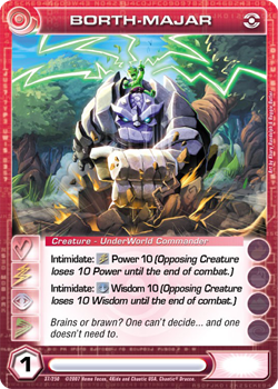 Chaotic TCG - Borth-Majar (40/85/80/45/40) Ripple Foil