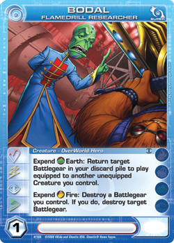 Chaotic TCG - Bodal, Flamedrill Researcher (60/10/80/20/35)