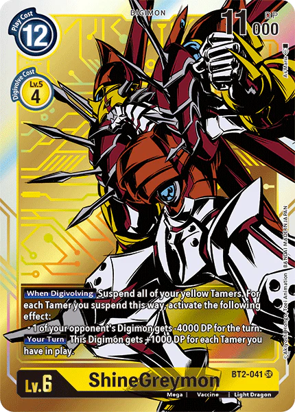 Digimon - ShineGreymon (BT2-041)