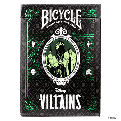 Disney Villains Inspired Playing Cards by Bicycle- Green