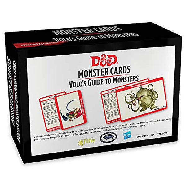 D&D: Monster Cards - Volo's Guide to Monsters