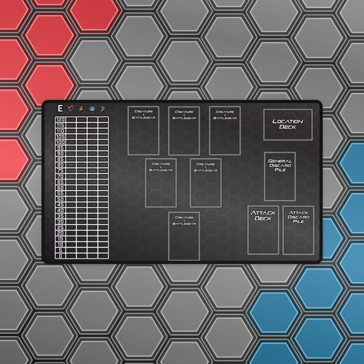 PLAYMAT - Chaotic (Classic) - Standard Grey