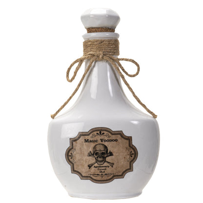 Magic Voodoo Apothecary Cursed Skull Bottle