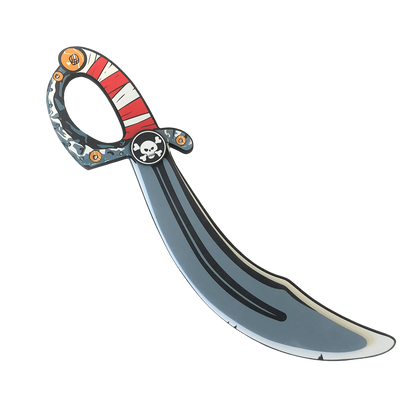 Red Stripe Pirate Foam Sabre