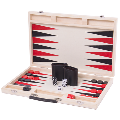 Rustik Deluxe Wood Case: Backgammon