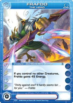 Chaotic - Frafdo The Hero Super Rare (Random Stats)
