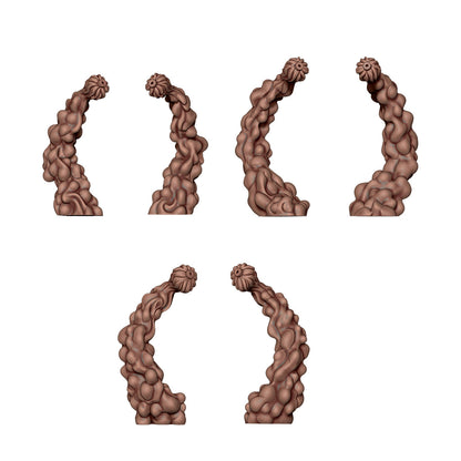 AK Interactive Basing Bits: Jump-Pack Trail FX (6 Pieces)
