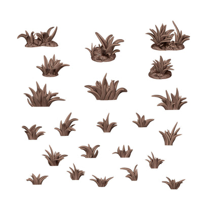 AK-Interactive Basing Bits: Grass Tufts (22 Pieces)
