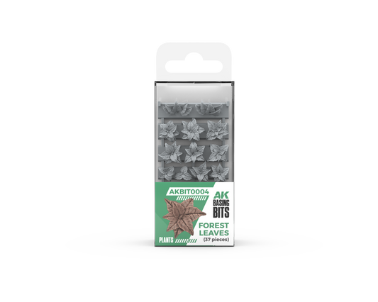 AK Interactive Basing Bits: Forest Leaves (35 Pieces)