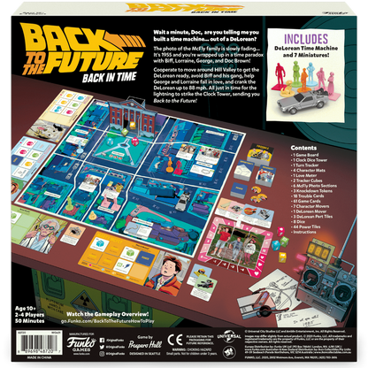 FunkoVerse: Back to the Future - Back in Time Board Game