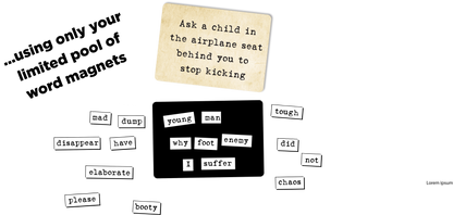 Ransom Notes: The Ridiculous Word Magnet Game