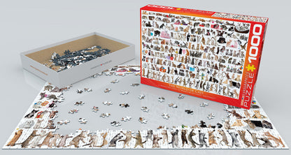 Puzzle: Animal Charts - The World of Cats