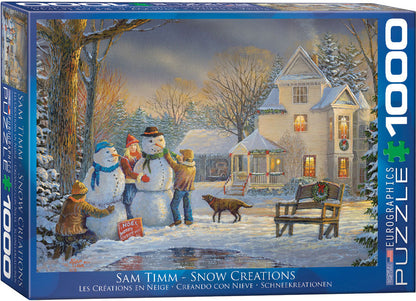 Puzzle: Artist Series - Snow Creations by Sam Timm