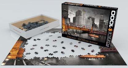 Puzzle: City Collection - Chicago Michigan Avenue