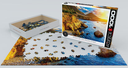 Puzzle: HDR Photography - Sunset on the Pacific Coast