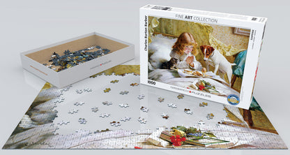 Puzzle: Fine Art Masterpieces - Suspense by Charles Burton Barber