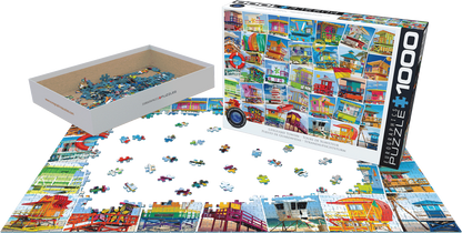 Puzzle: The Globetrotter Collection - Lifeguard Posts