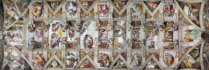 Puzzle: Panoramic Puzzles - The Sistine Chapel Ceiling by Michelangelo