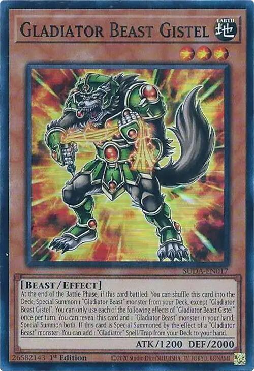 Bête Gladiateur Gistel [SUDA-FR017] Super Rare