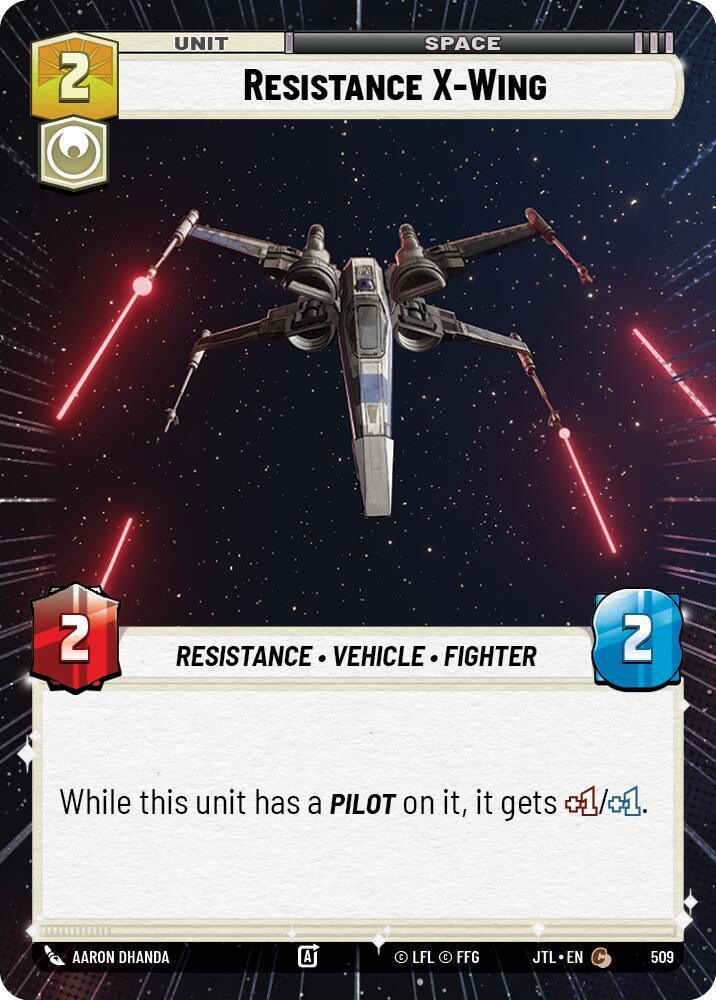 X-Wing de la Résistance (Hyperespace) (509) [Saut en hyperespace]