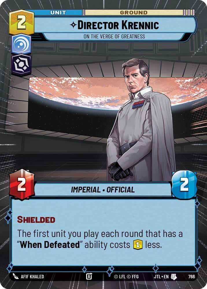 Directeur Krennic - Au seuil de la grandeur (Hyperspace Foil) (766) [Jump to Lightspeed]
