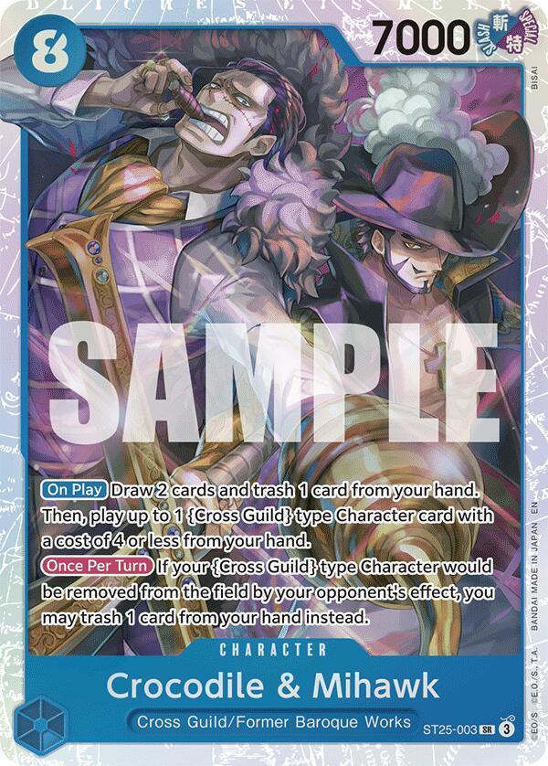 Crocodile et Mihawk [Deck de démarrage : Blue Buggy]