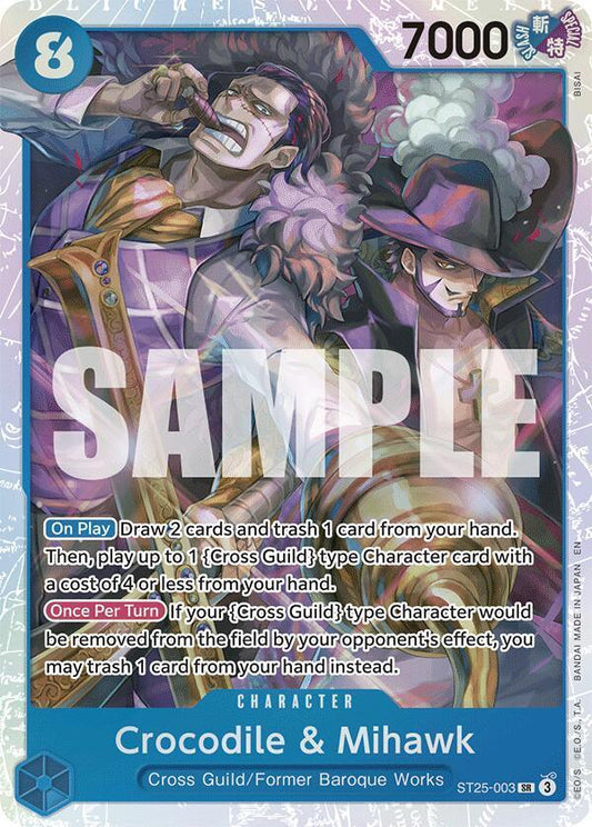Crocodile et Mihawk [Deck de démarrage : Blue Buggy]