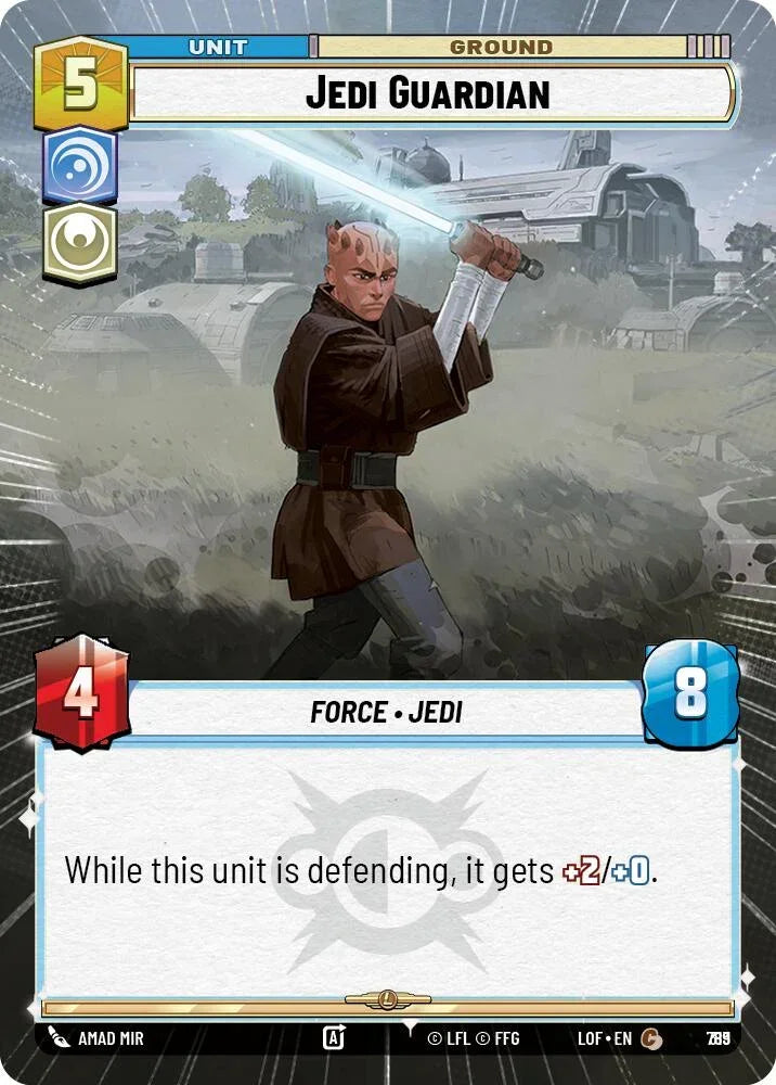 Jedi Guardian (789) (Hyperspace Foil) (789) [Légendes de la Force]