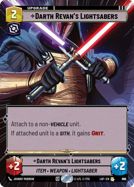 Sabres laser de Dark Revan (978) (Hyperspace Foil) (978) [Legends of the Force]