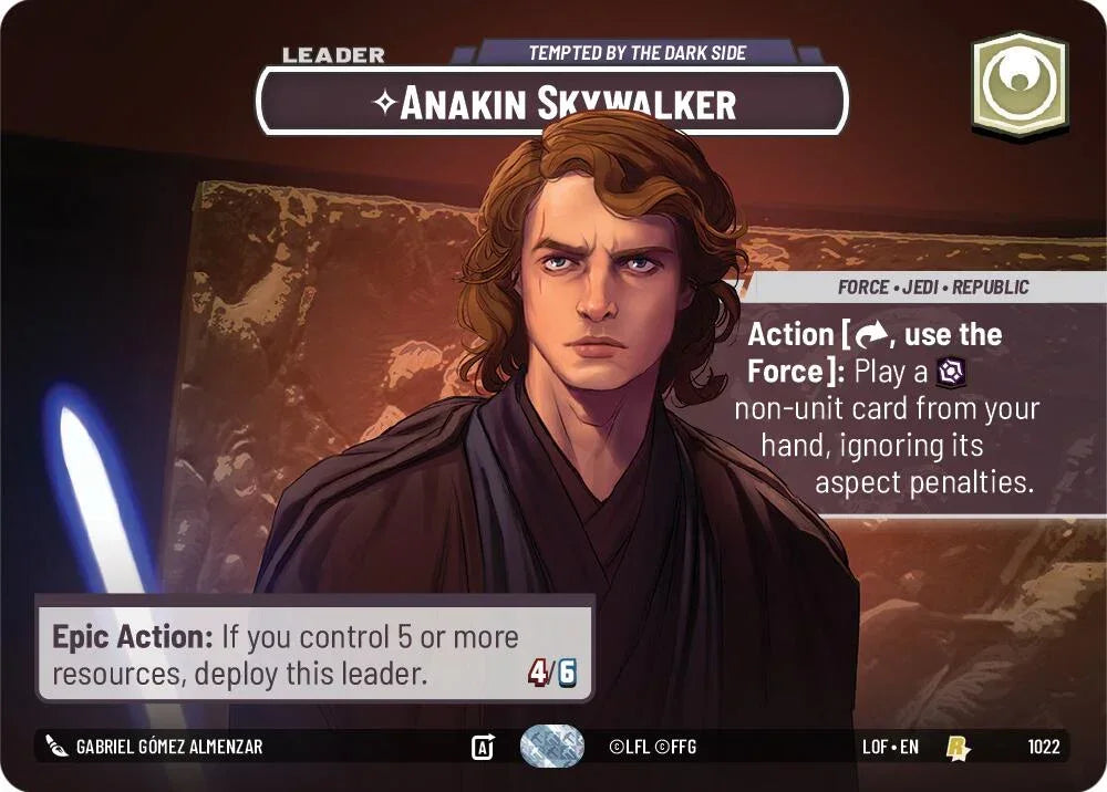 Anakin Skywalker (1022) - Tenté par le Côté Obscur (Vitrine) (1022) [Légendes de la Force]