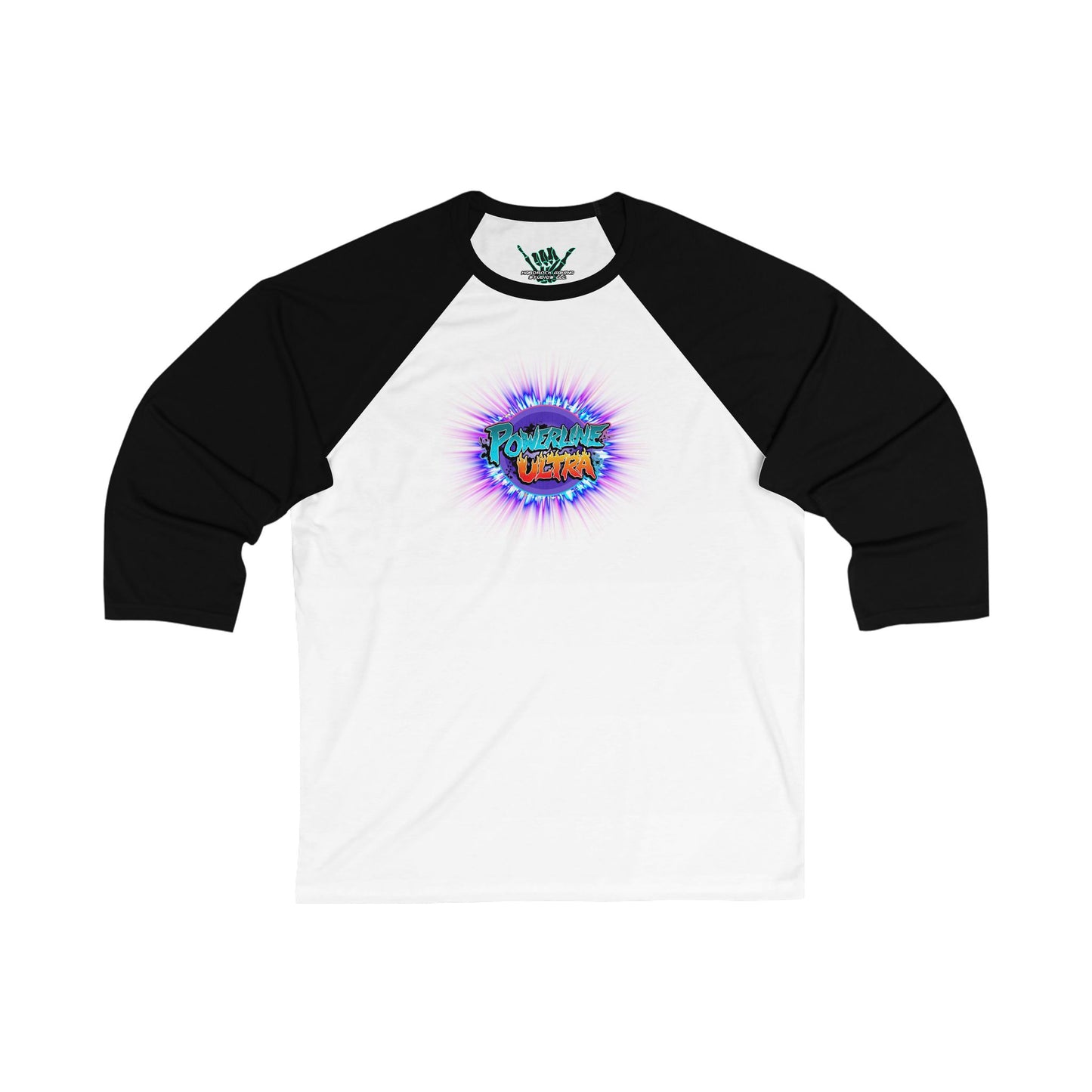 Powerline Ultra "LOGO" Unisex 3/4 Sleeve Baseball Tee