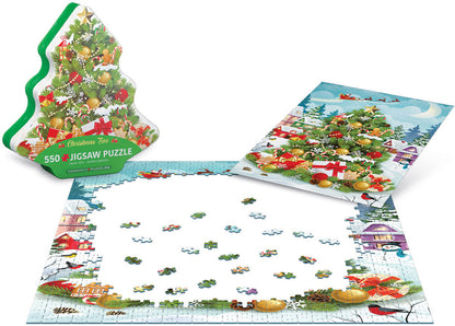 Puzzle: Christmas Tree Tin