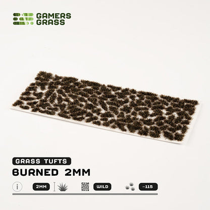 Gamers Grass Tufts: Burned 2mm- Wild