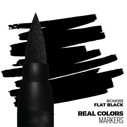 AK Interactive Markers: Real Colors Markers - Flat Black