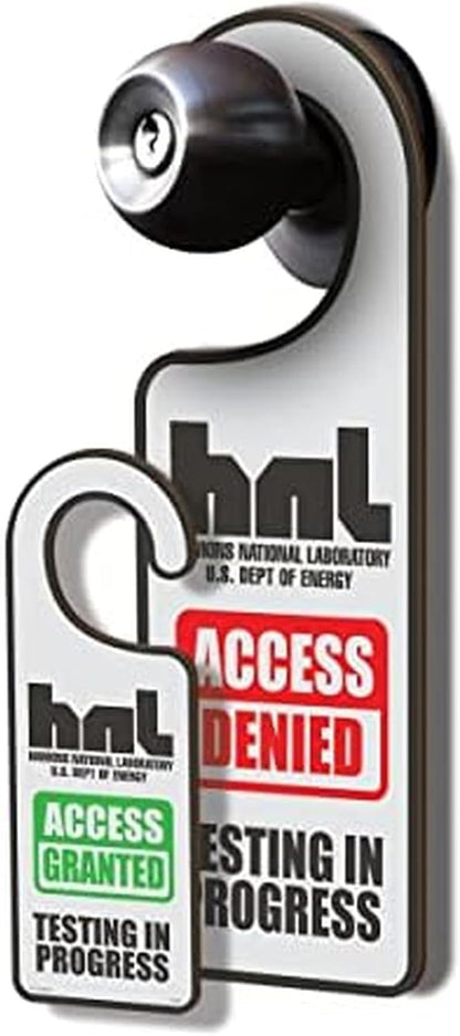 Fred & Friends:  Do Not Disturb Sign - Stranger Things - Hawkins National Laboratory