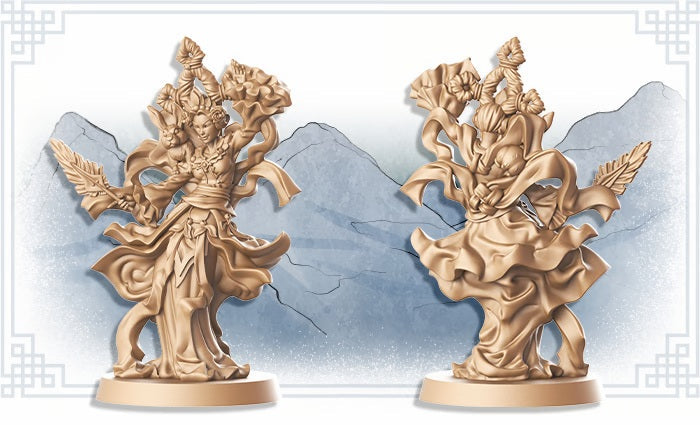 Zombicide: White Death Chang E' and Hou Yi - Kickstarter Exclusive