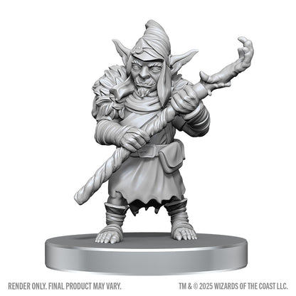 D&D: Nolzur's Marvelous Unpainted Miniatures - Bugbear Stalker & Goblin Hexer