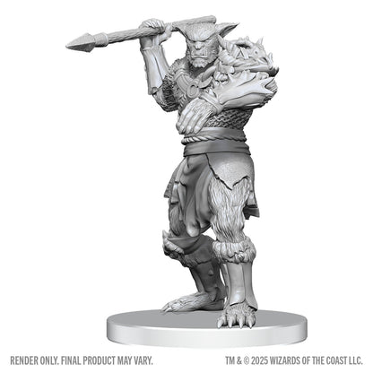 D&D: Nolzur's Marvelous Unpainted Miniatures - Bugbear Stalker & Goblin Hexer