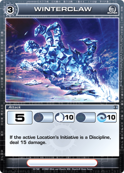 Chaotic - Winterclaw Super Rare
