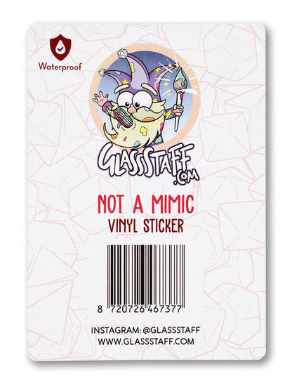 Forged Gaming: Sticker - Die Cut Vinyl - Waterproof - 3.5" - Not a Mimic